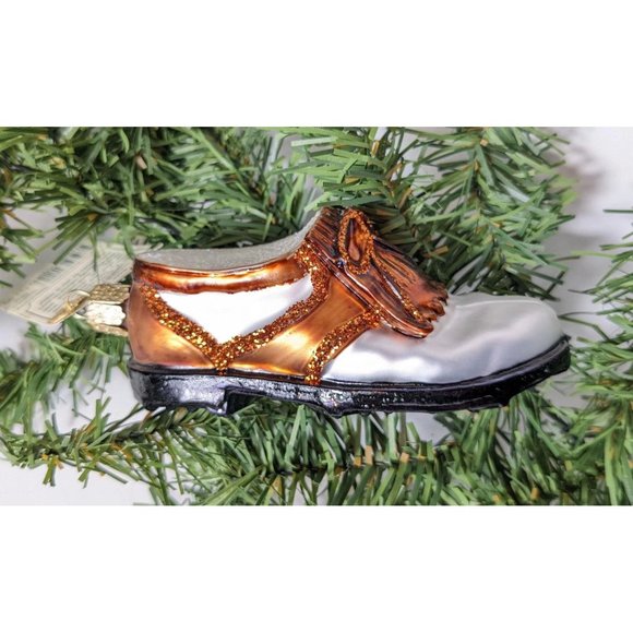 Golf Shoe Retired Old World Christmas Ornament - Picture 3 of 5